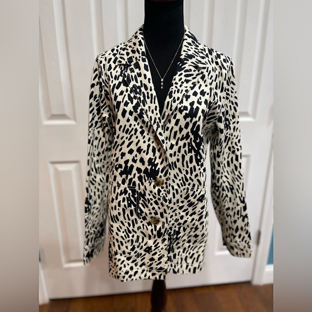 Lafayette 148 Animal Print Blazer - Size S - NWT